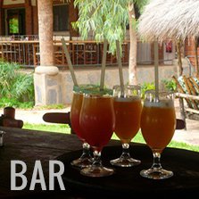Le bar du BadaLodge à proximité de Bamako 