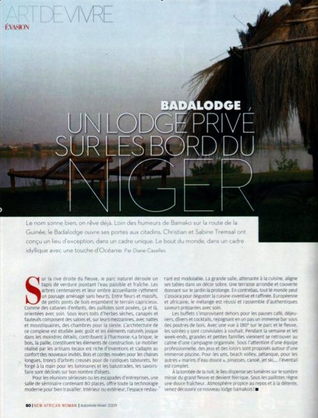 Article BadaLodge - African Woman
